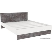 Кровать Doma Modul 120x200 (белый/камень серый)