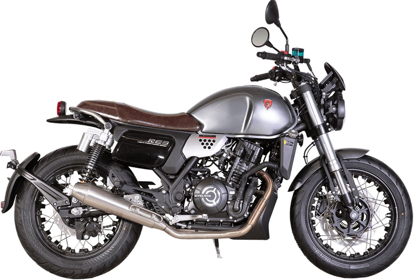 Мотоцикл Cyclone RE3 SR400 (серый)