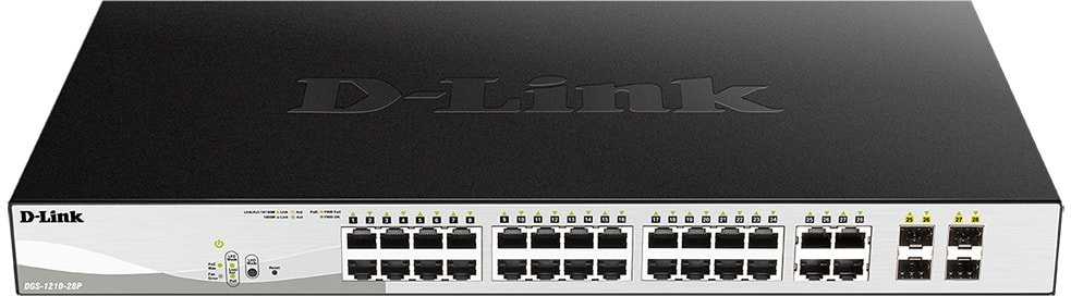 

Управляемый коммутатор 2-го уровня D-Link DGS-1210-28P/F2A