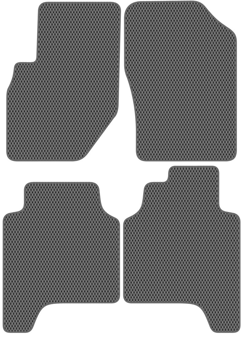 

Комплект ковриков для авто Alicosta Hyundai Tarracan (suv / HP) 2001 - 2007 (серый, ромб)