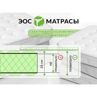 Матрас ЭОС Идеал 1а/2 160x200+Samsara Одуванчики Dark Евро 220-24 в Солигорске