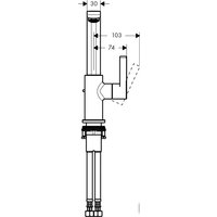 Смеситель Hansgrohe Metris S 31159000