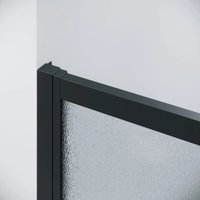 Душевой уголок Grossman Cosmo 110x100x195 120.K33.02.1110.21.02 (черный матовый/стекло шиншилла)