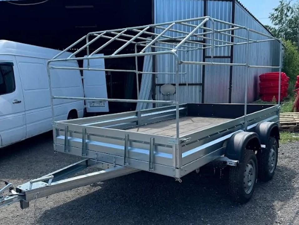 

Двухосный прицеп AvtoS A30U2B (3000x1500x300, R13, ресс. 3302 ГАЗ-1лист, тент 1200мм)