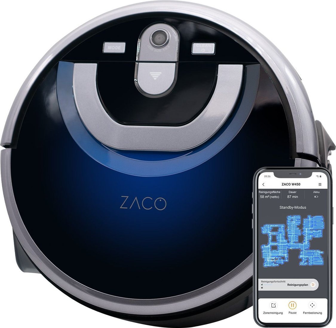 

Робот-пылесос Zaco W450