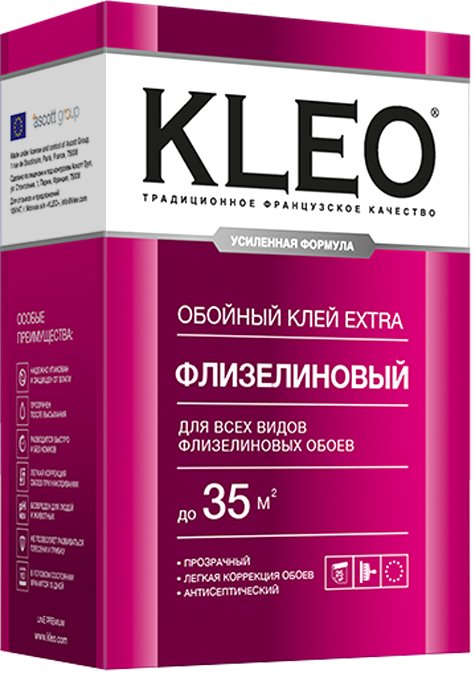 

Клей для обоев Kleo KLEO Extra 35+20% Флизелиновый (290 г)