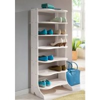 Полка для обуви Диприз Twist №2 14 мест Д.3117.2 (белый воск)