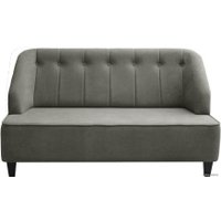 Диван Brioli Дино П двухместный (микровелюр, В8 светло-серый)