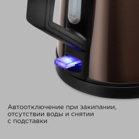 Электрический чайник Redmond (Редмонд) KM244 (коричневый)