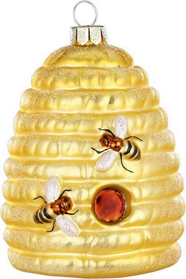 

Елочная игрушка Inge's Christmas Figural Glass Ornaments. Улей 64744H120