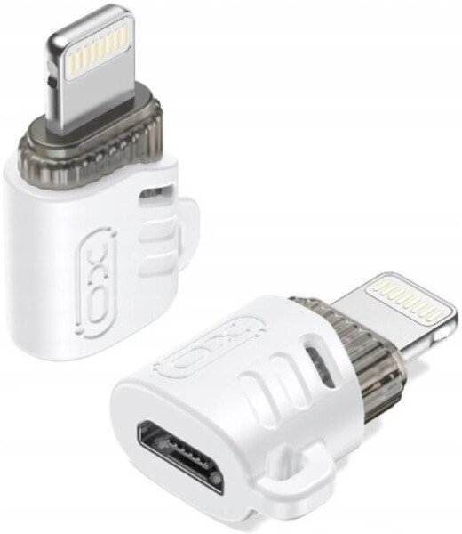 Адаптер XO NB256F microUSB - Lightning (белый)