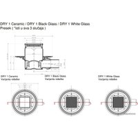 Трап/канал Pestan Confluo Standard Dry 1 Ceramic