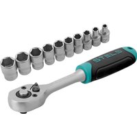 Набор трещотка с головками Stels 14125 (11 предметов) в Бобруйске