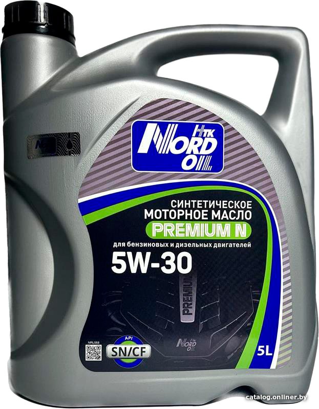 Моторное масло Nord Oil Premium N 5W-30 SN/CF 5л
