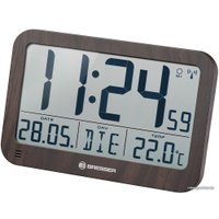 Настольные часы Bresser MyTime MC LCD (коричневый)