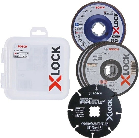 

Набор отрезных дисков Bosch X-Lock 2608619374 (5 шт)