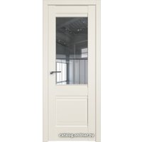 Межкомнатная дверь ProfilDoors Классика 2U L 60x200 (магнолия сатинат/прозрачное)