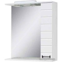  Van Mebles Шкаф с зеркалом Бостон 60 (белый)