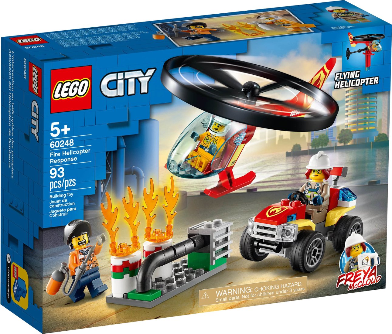 

Конструктор LEGO City 60248 Пожарный спасательный вертолет
