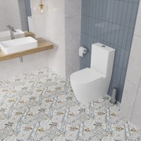 Унитаз напольный Lauter Vortex 2110022VF + гигиенический душ Sano 21LT1294GL