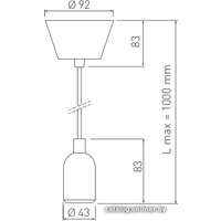 Светильник GTV Minio OS-MINIOE27-42