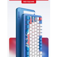 Клавиатура Red Square Alumix TKL Classic Pakuru (белый, g3ms Aquamarine)