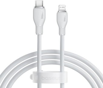 Кабель Baseus Pudding Series Fast Charging USB Type-C - Lightning (1.2 м, белый)