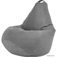 Кресло-мешок Palermo Bormio велюр XL (базальт)