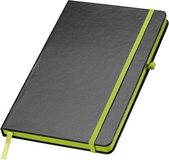 Блокнот Easygifts Cuxhaven 037929 (черный/светло-зеленый)