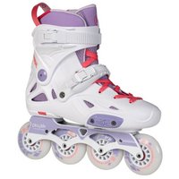 Роликовые коньки PlayLife Imperial Violet 80 (р. 39-40, белый/фиолетовый)