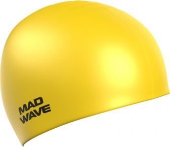 

Шапочка для плавания Mad Wave Intensive Big (желтый)
