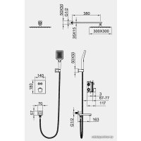 Душевая система  Panta PT929003MB