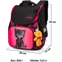 Школьный рюкзак SkyName 2116 + брелок мишка