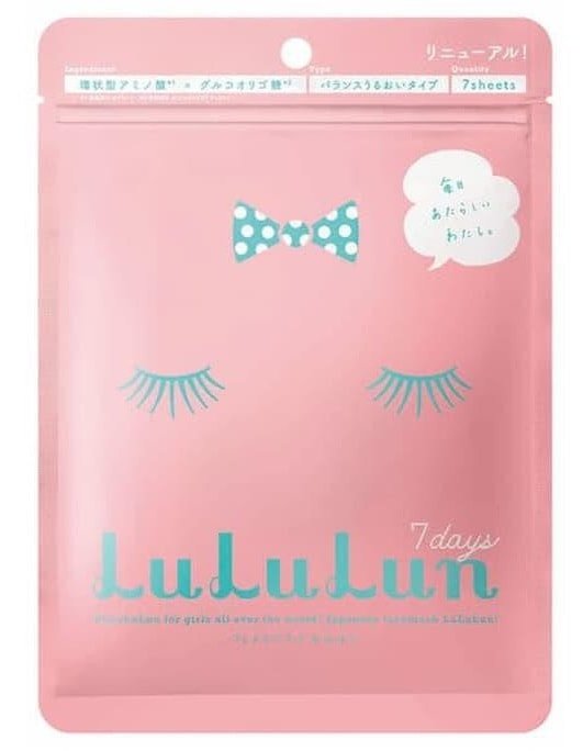 

Lululun Набор масок Face Mask Pink 7 шт
