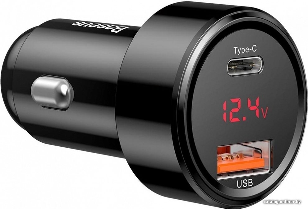 Автомобильное зарядное Baseus CCMLC20C-01