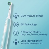 Комплект зубных щеток Oral-B Pro Series 1 D305.523.3H (2 шт, черный/бирюзовый)