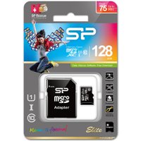 Карта памяти Silicon-Power microSDXC Elite UHS-1 (Class 10) 128GB (SP128GBSTXBU1V10SP)