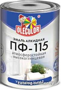 Эмаль Olecolor ПФ-115 универсальная 2.7 кг (синий)
