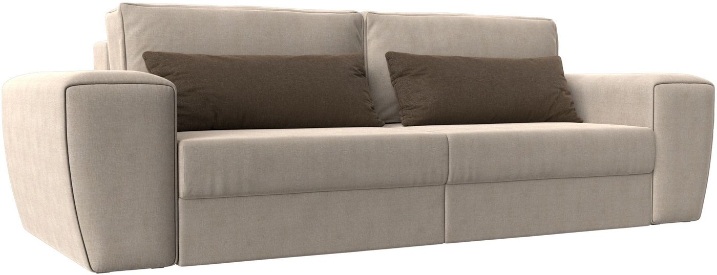 

Диван Лига диванов Лига-008 118640 (рогожка бежевый/бежевый/бежевый/коричневый)