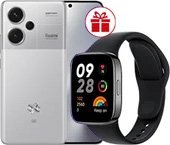 Redmi Note 13 Pro+ 5G 12GB/512GB с NFC международная версия (серебристый) и Redmi Watch 3 Active (черный) по акции