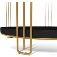 Журнальный столик Sheffilton SHT-CT31 (золото/черный муар)