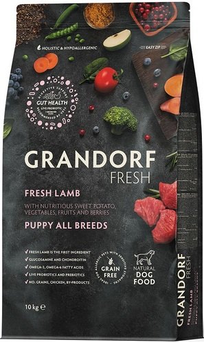 

Сухой корм для собак Grandorf Fresh Puppy All Breeds (с ягненком и бататом) 10 кг