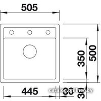 Кухонная мойка Blanco Dalago 5-F (жасмин) [518533]
