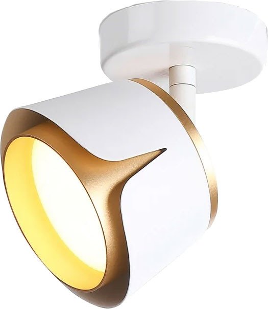Спот Ambrella light Techno Spot TN71224 WH/GD (белый/золото)