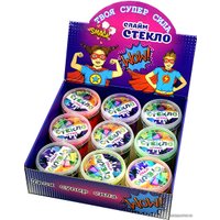 Набор слаймов Слайм Стекло Бокс по 90 гр 9шт