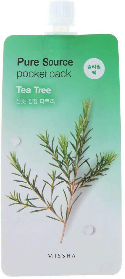 

Missha Маска Pure Source Pocket Pack Tea Tree ночная 10 мл