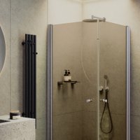 Душевой уголок MaybahGlass MGY-1297-5 (бронзовое стекло/хром матовый)
