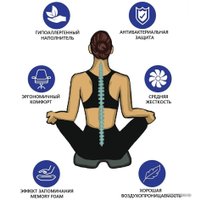 Ортопедическая подушка Ambesonne 46x36 plortosc-01