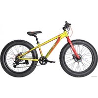 Велосипед Novatrack Fatbike 24 2024 24AHD.SUV.13GN4 (зеленый)