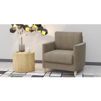 Интерьерное кресло Нижегородмебель Лора ТК 327 (ультра беж песочный/бежевый)